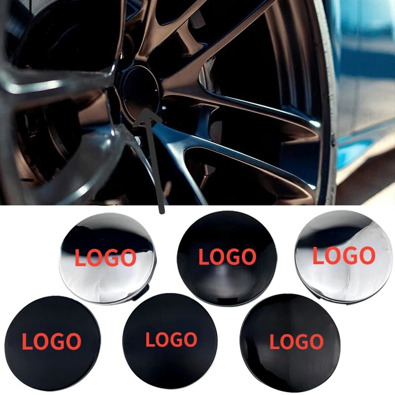 

4PCS 60mm Wheels Center Hub Caps for S-RT Caliber Journey Caravan Durango Nitro Car Wheel Cover Accessories