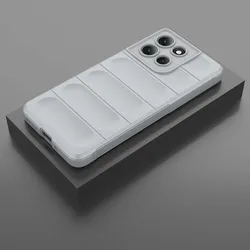 Soft 6D Air Bag Silicone Shockproof Phone Case - MOTO EDGE60 pro (GRAY)