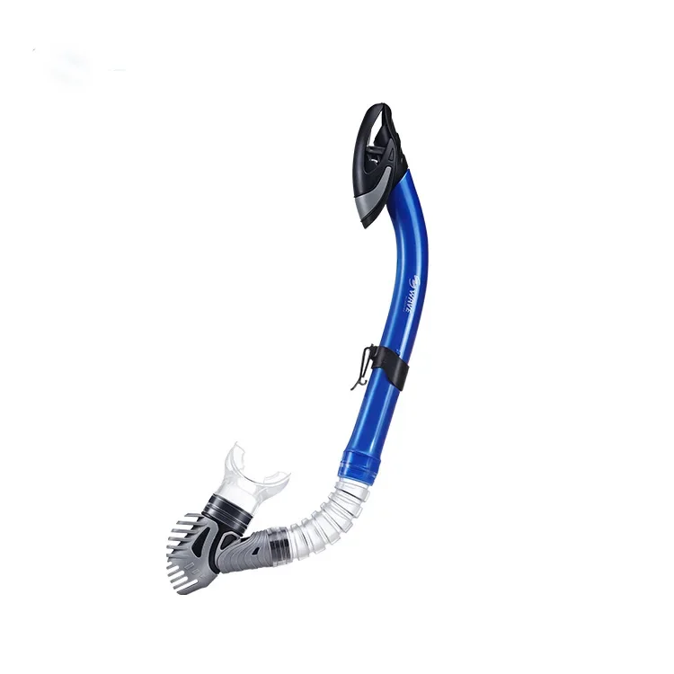 Full-dry Underwater Respirator Silicone Bite Professional Diving Equipment Snorkeling Articles Breathing Tube