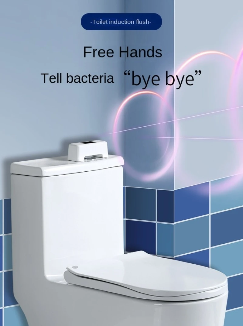 IR Sensing Toilet Flush Sensor Touchless Toilet Flush Aid Toilet Motion