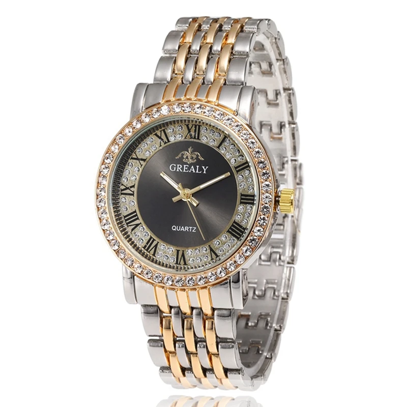 New Fashion Women Watches Stainless Steel Watch Clock Couple Watch Roman Scale Men Wristwatch Relogio Feminino Lovers Gift Watch 2