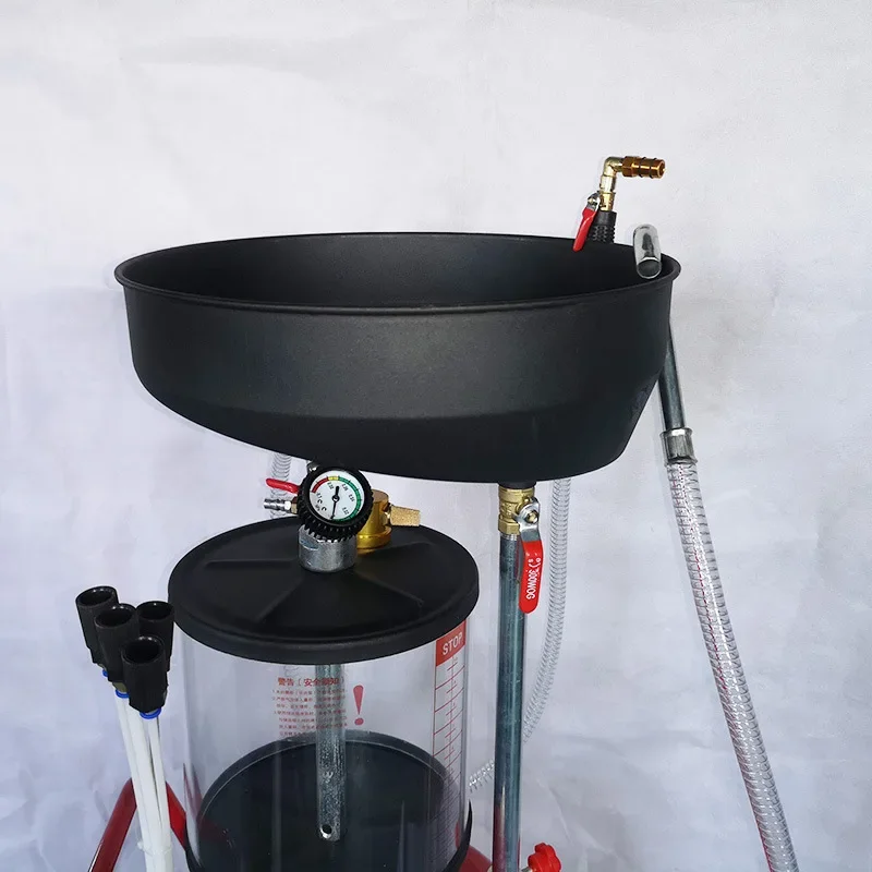30L/80L Pneumatic Oil Pump with Measuring Cup Waste Oil Collector with Dual Purpose for Extraction and Waste Recovery