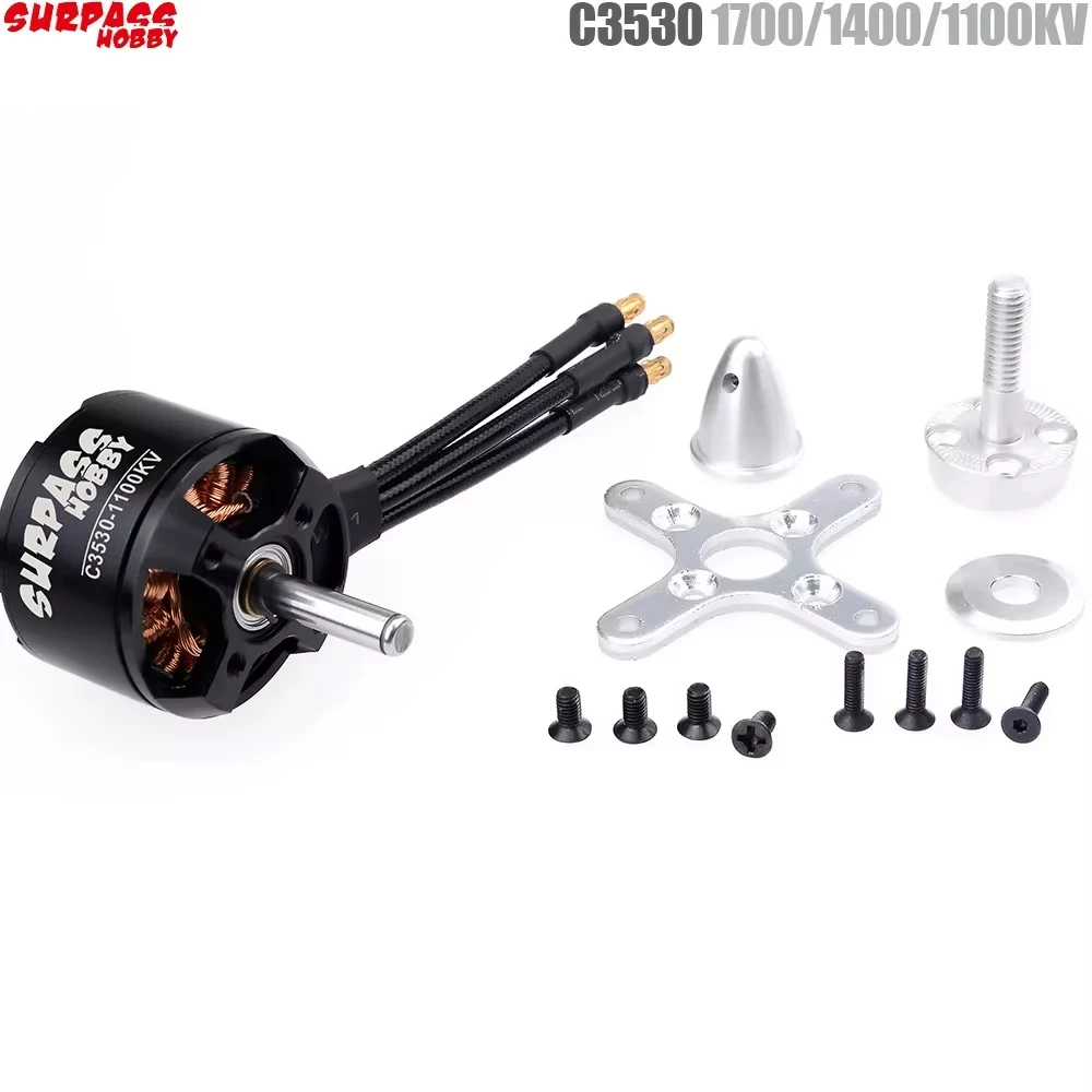 2808 C3530 1700KV 1400KV 1100KV Brushless Motor For RC Airplane Fixed-wing Glider Aircraft brushless motor