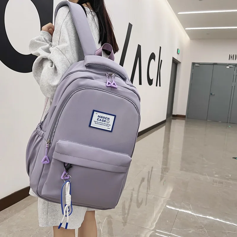 Middle School Backpack for Teen Girls College Student High School Bag Women  Bookbag Casual Campus Korean Bagpack