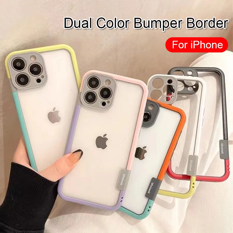 BetterHeatDissipationDualColorBumperBorderSoftPhoneCaseForiPhone17161514131211ProMax78PlusXSXR-AliExpress202192403