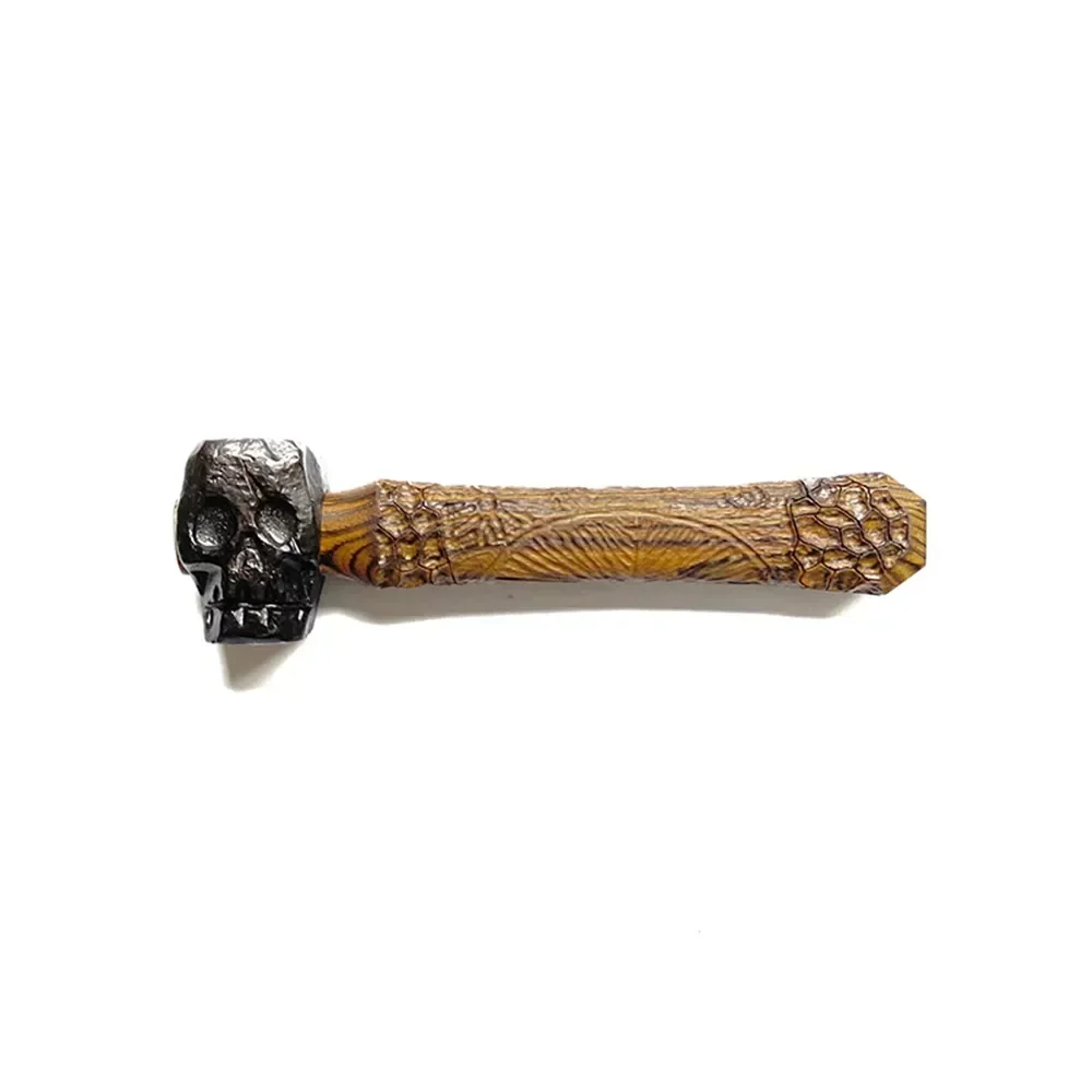Skull Hand Carved Hammer Decoration Luxury Gift Outdoor Camping Collectible EDC Hand Tools Soul Mountain 6