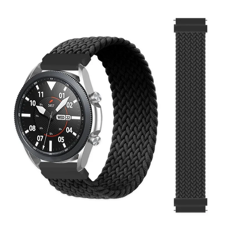Geflochtenes Solo-Loop-Armband für Redmi Watch 5 lite, Nylonband für Xiaomi Redmi Watch 5 Active-Armband, elastisches Gewebe, 22 mm Armband – Detail 3