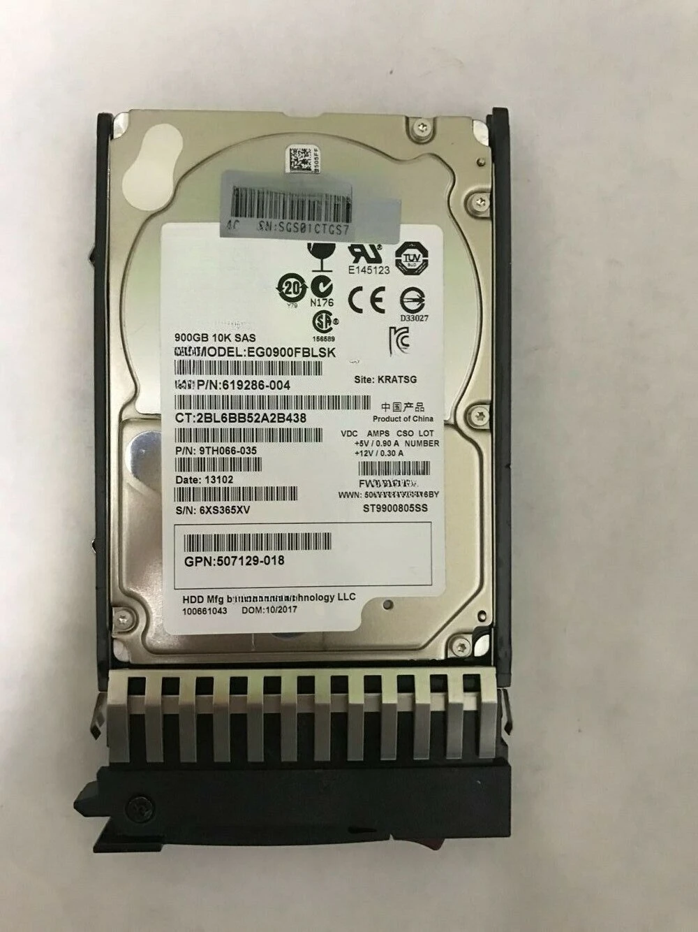 새로운 C8S59A 730703-001 900GB 엔터프라이즈용 6G 10K RPM SAS 2.5인치 DP HDD 하드 드라이브