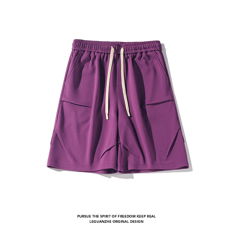 Men's Shorts Loose Short Sweatpants Basketball Fitness Sweatpants Solid Colour Basic Summer Casual Pants Unisex Clothing