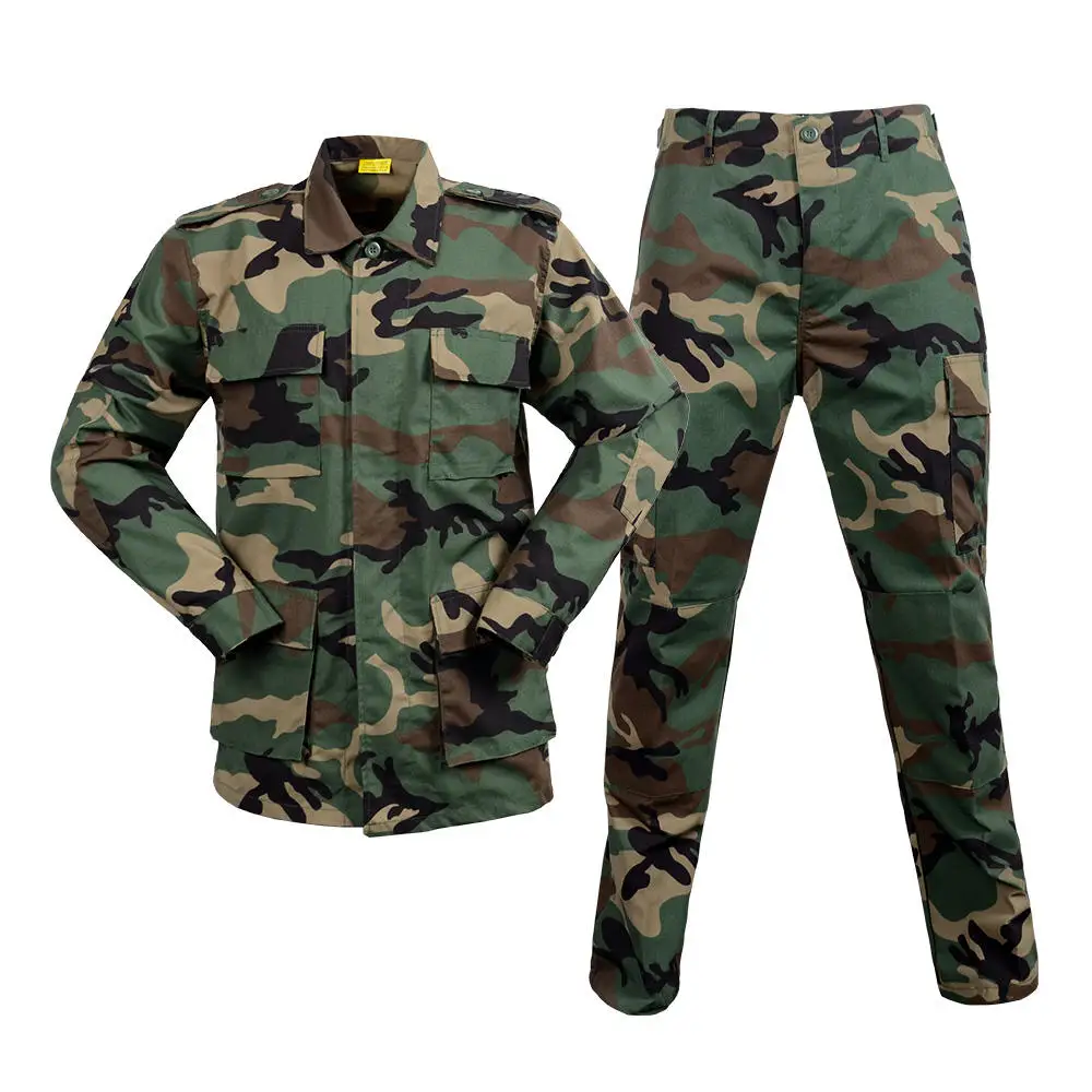 Military Uniform Tactical Camouflage Comabt Clothing Oudoor Training Suits Hunting Gear Men's Tactical Suits Fishing Work Wear
