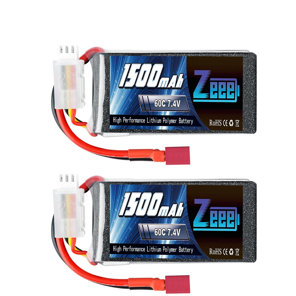 2Units Zeee Lipo Battery, Esddan EEB 60c T,4V High Performarce Lithiun