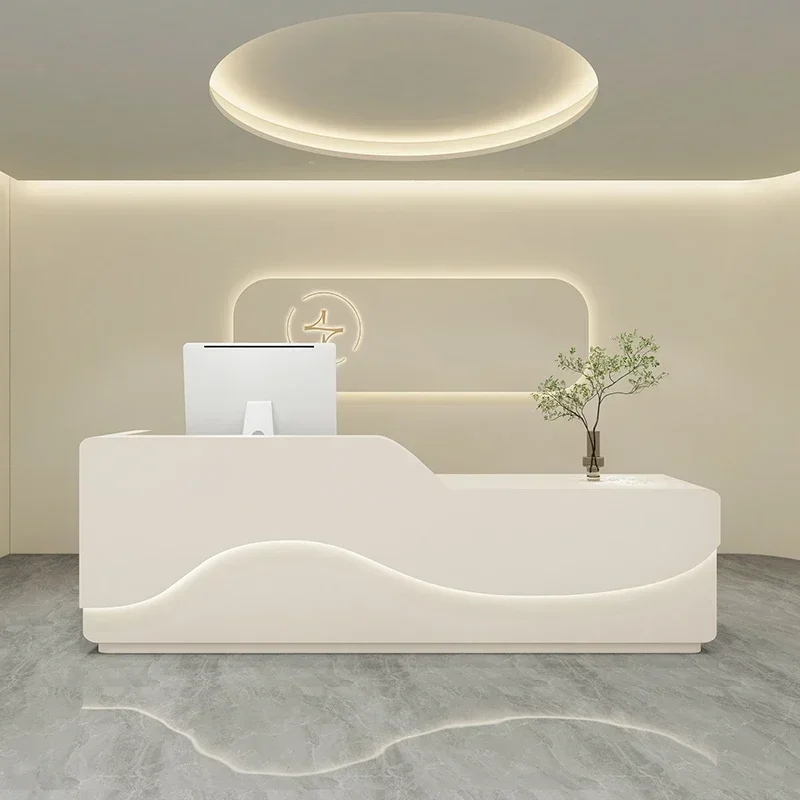 Customer Center Counter for Cash Register Atril Reception Salon 4060 Ti Clothing Store Motion Desk Computer Desks Office Chairs