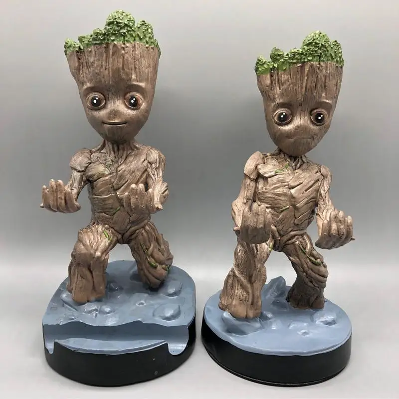 Guardians Of The Galaxy Groot Gamepad Holder Action Figure Toys Cute Small Tree Man Phone