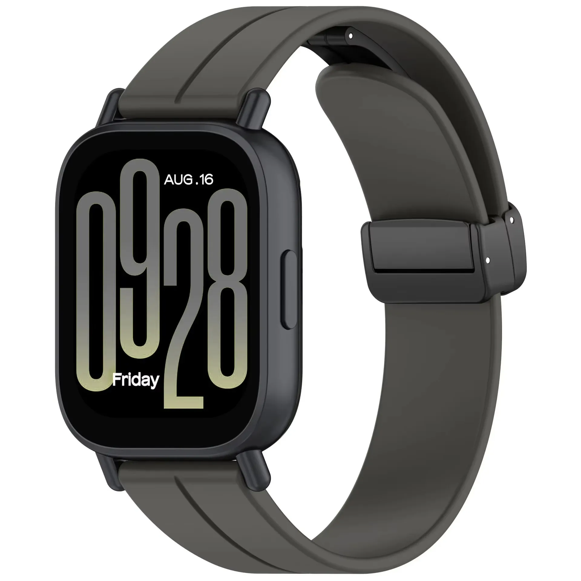 Silicone Magnetic Buckle Strap with 20mm 22mm Adjustable Band