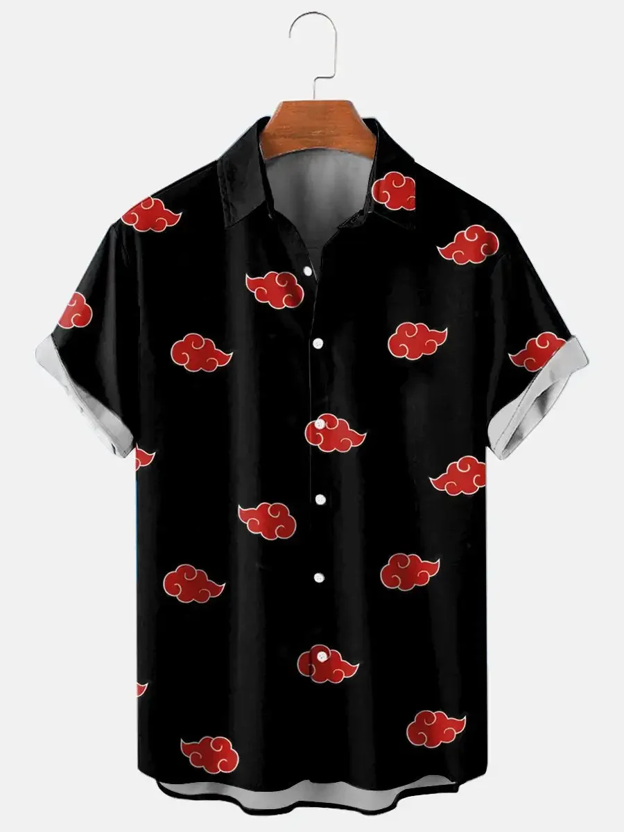 Cloud Wave Print Shirt 2