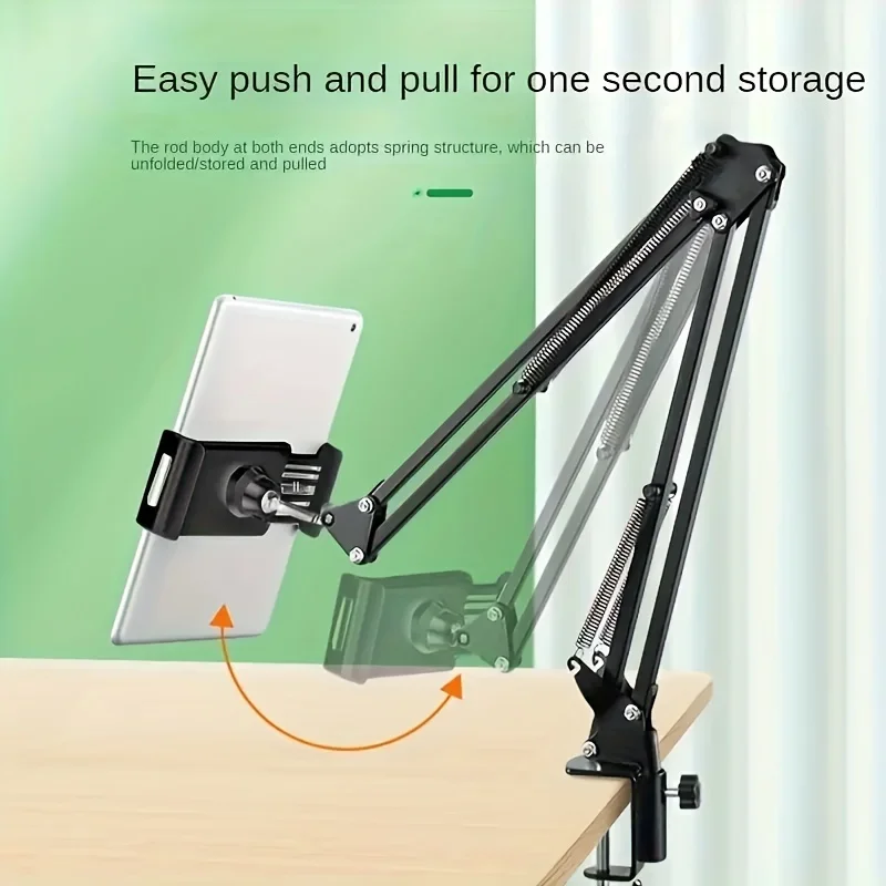 Mobile Phone Tablet Stand Lazy Desktop Clip Rotating Cantilever Camera Universal Live Broadcast Stand