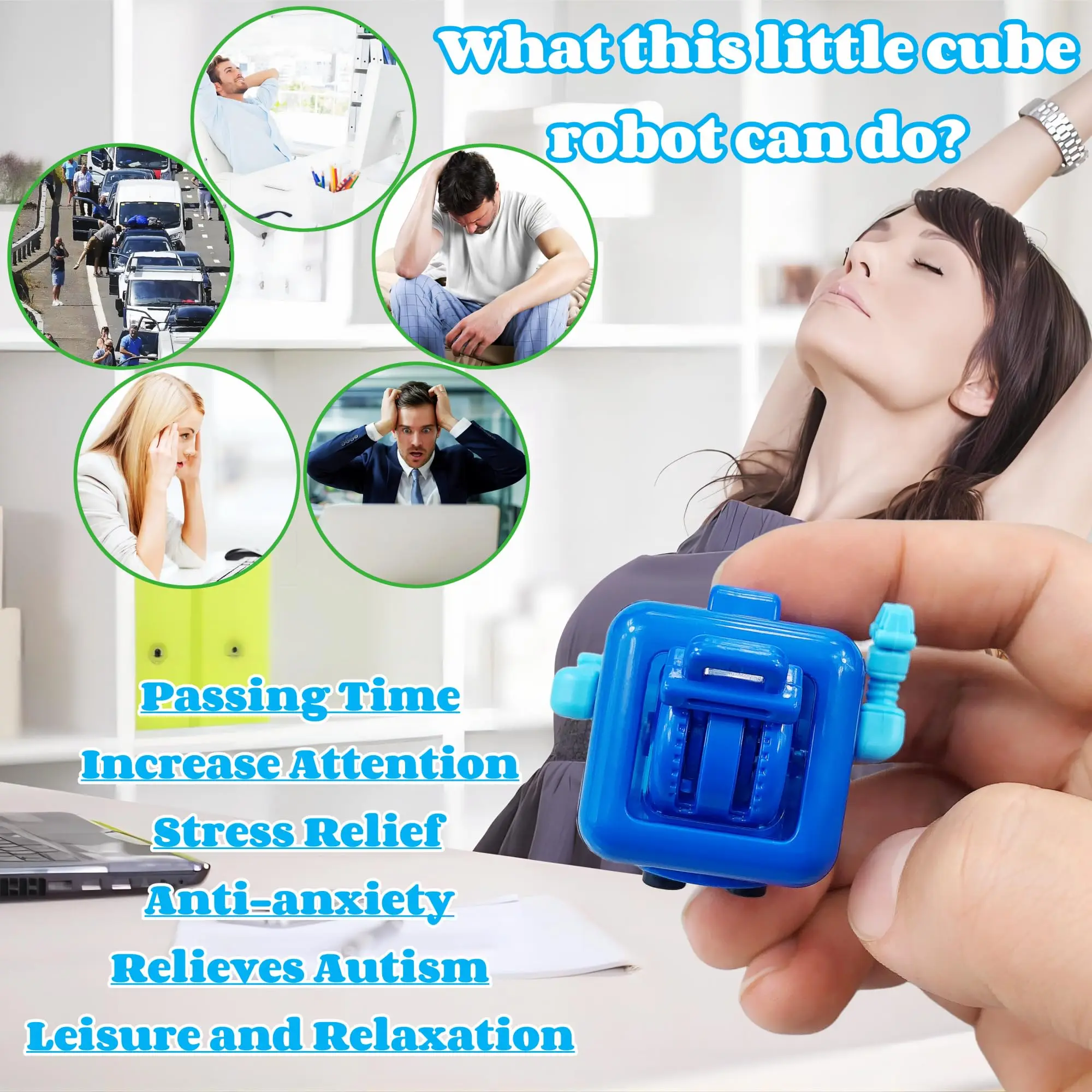 Kids Stress Relief Robots Fidget Toys Magic Cube Anti-stress Hand-Held for Adults Autism Gifts Killing Time Cool Fidget Block fidget toys anti stress toys magic puzzle cube