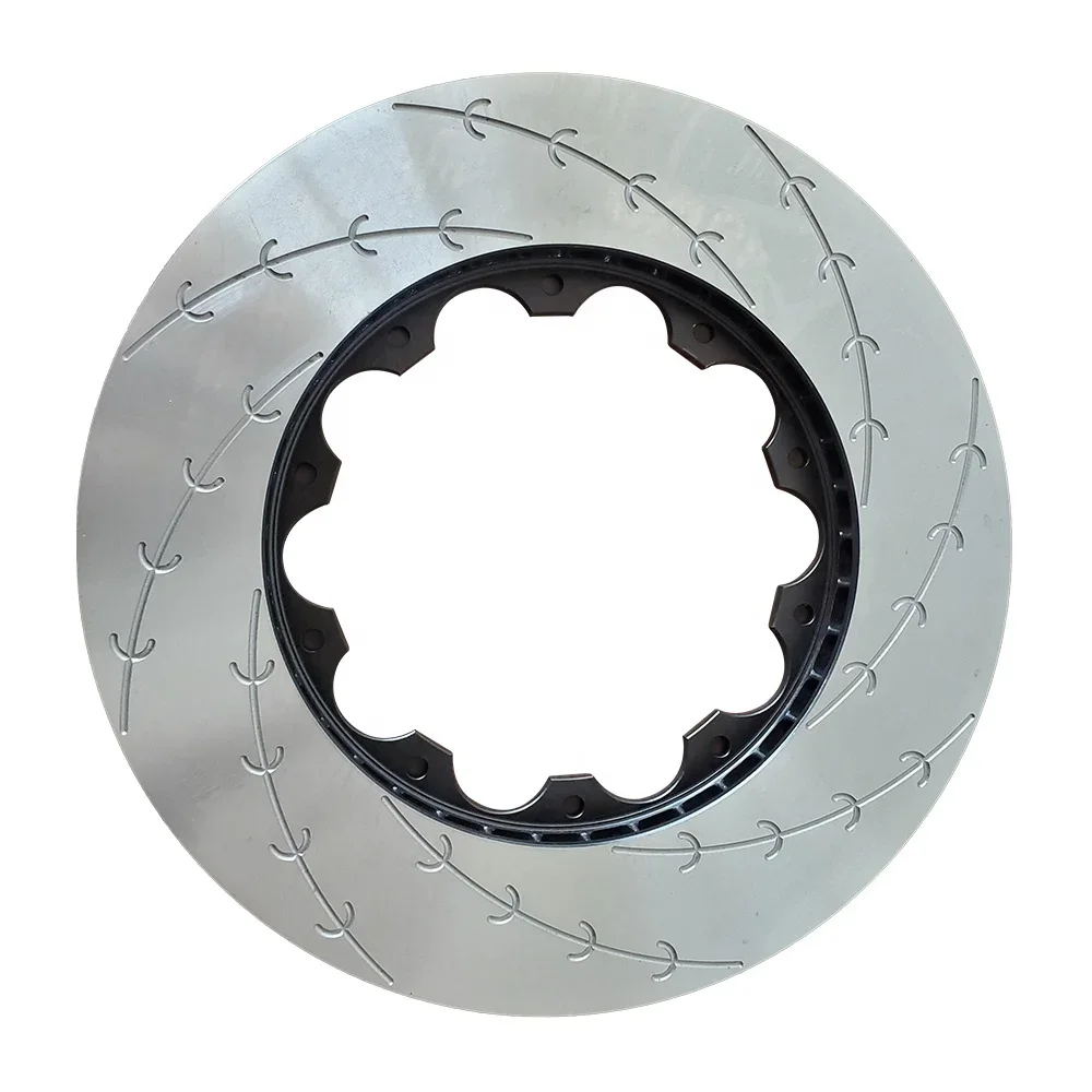 380mm/390mm Sports Car Slotted Safety Brake Disc For Nissan GTR R35 Brake Rotors 2pcs