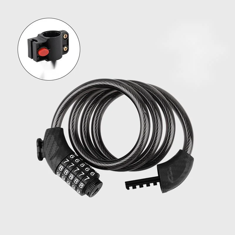 Bicycle anti-theft motorcycle electric mountain bike five digit password lock, portable car lock_voghion.com