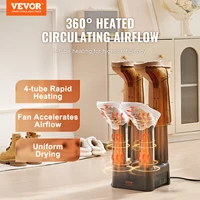 VEVOR Detachable 4 Tubes Portable Shoe Dryer with Timer Boot Warmers Dryer with Heat Blower & ABS PP for Multiple Shoes and Boot 2