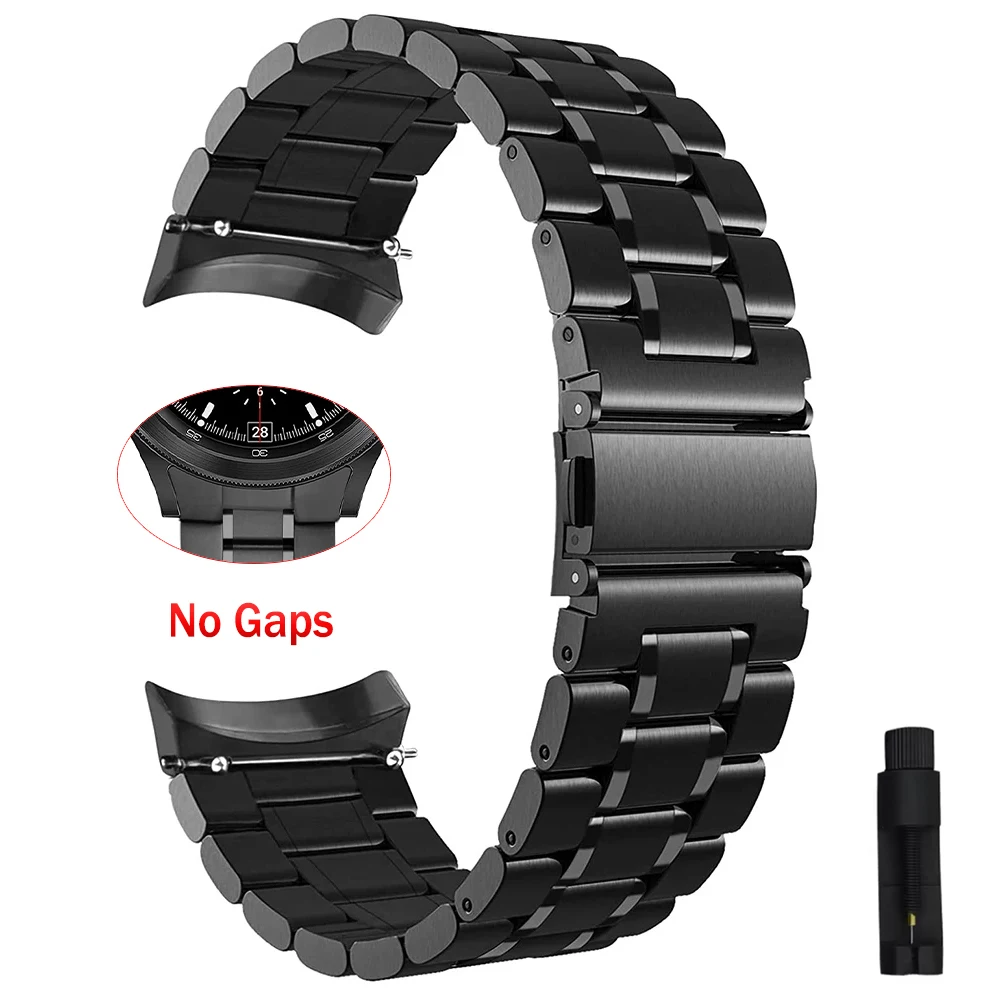 Sleek Metal Watch Band Bracelet