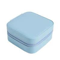 Travel Jewelry Case Jewelry Organizer Box with Two Layer Portable Small Jewelry Storage Case Accessories Holder/Pink 2