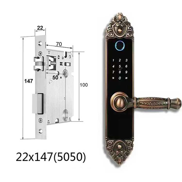 قفل فاخر ببصمة رقمية WiFi