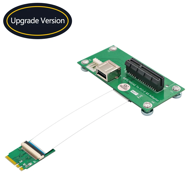 

Новинка, переходная карта NGFF M.2 Key A/E к PCI Express X4 USB 2,0, со штекером, 4-контактный магнитный разъем, вертикальная установка