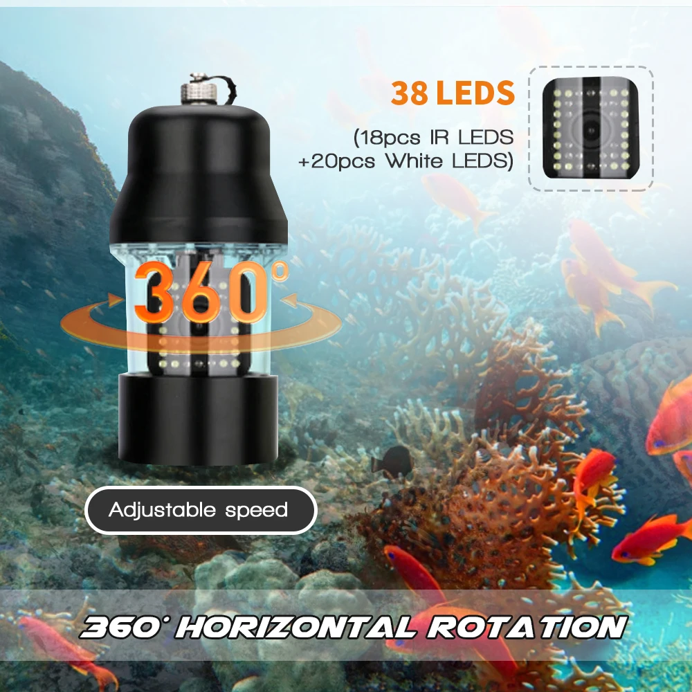 Caméra De Pêche Sous-marine MAOTEWANG 10 Pouces - Sonar IP68 360° 30m