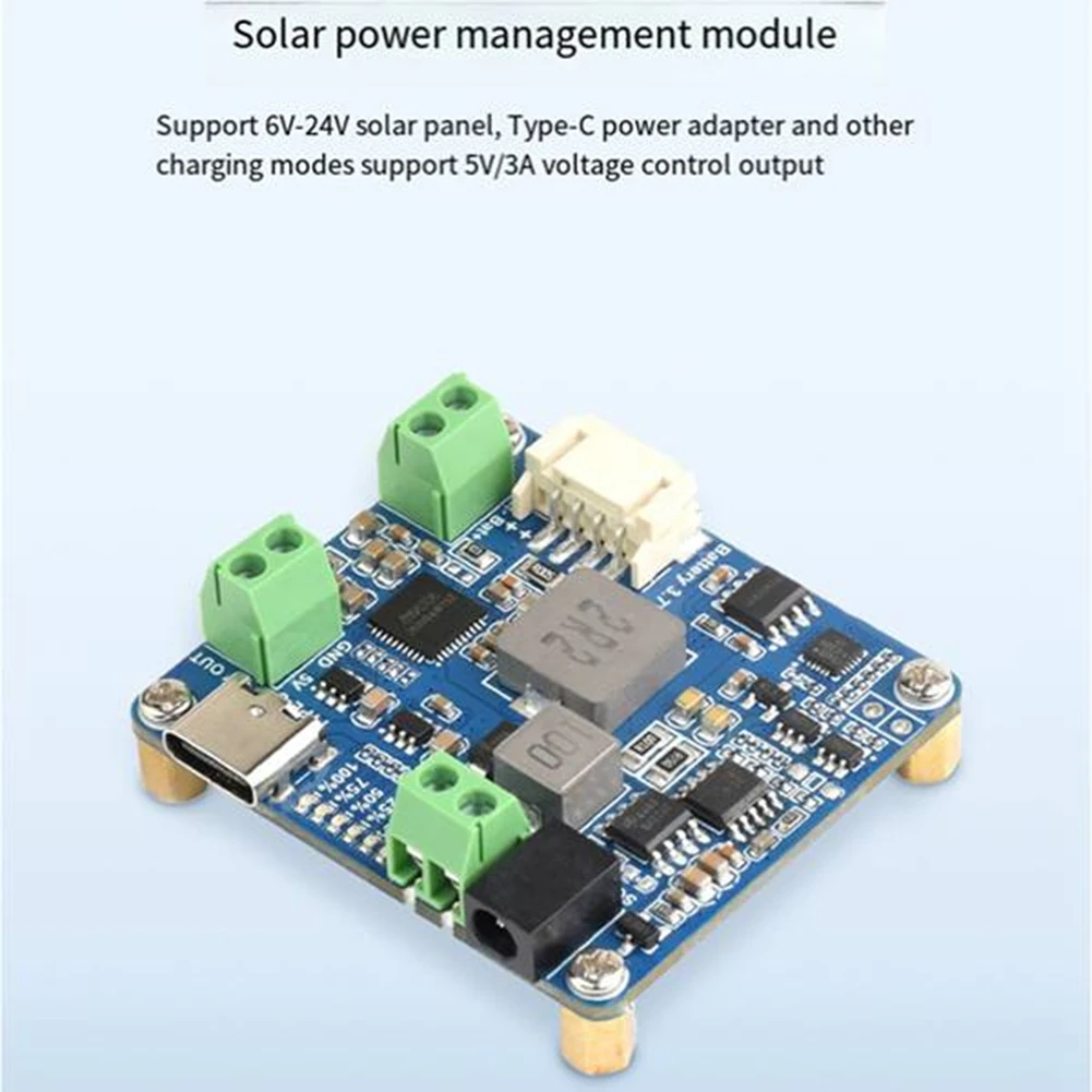 ABFKL Solar Power Manager Module MPPT Supports 6V-24V Solar Panel Type ...