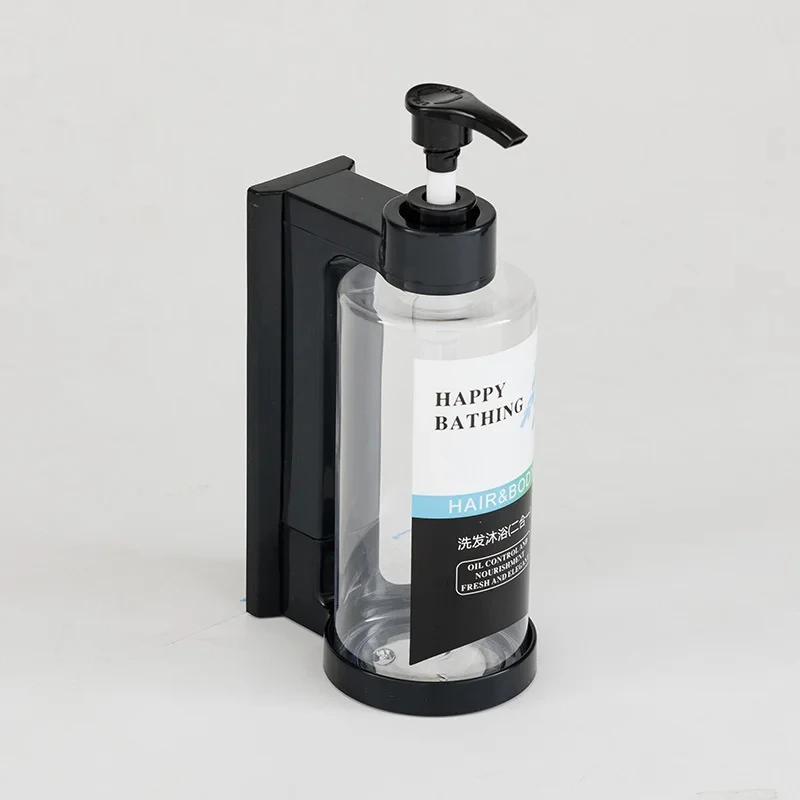 Hotel Shampoo and Shower Gel Separate Bottles Wall Mounted No Punching Hand Sanitizer Boxes Wall Mounted Manual Soap Dispensers