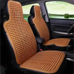 Universal Summer Car Seat Cool Cushion PVC Beaded Massage Automobile Chair Cover With Soft Waist mat Breathable Durable 1Pcs