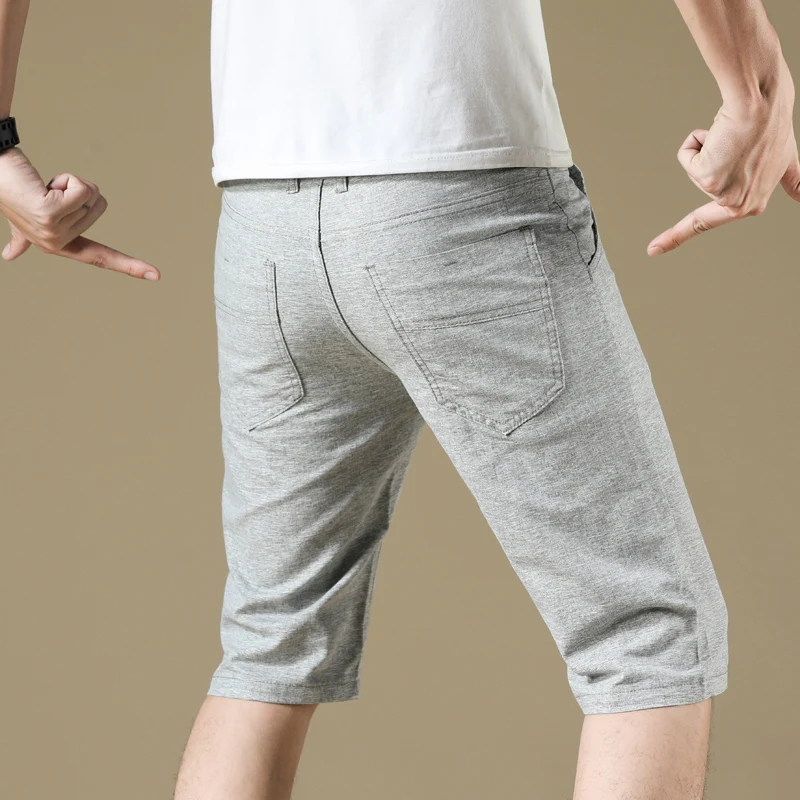 Summer Men's Casual Pants Thin Business Stretch Slim Fit Elastic Waist  Korean Classic Jogger main image 0