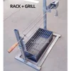 Outdoor Automatic Flipping Barbecue Grill Household Electric Rotating Detachable Chicken Grill 6