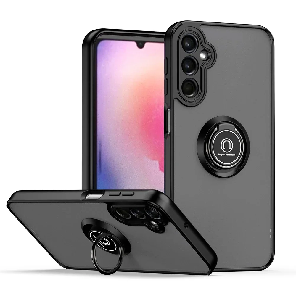 Shockproof Phone Case with Ring Holder - Durable Protective Cover