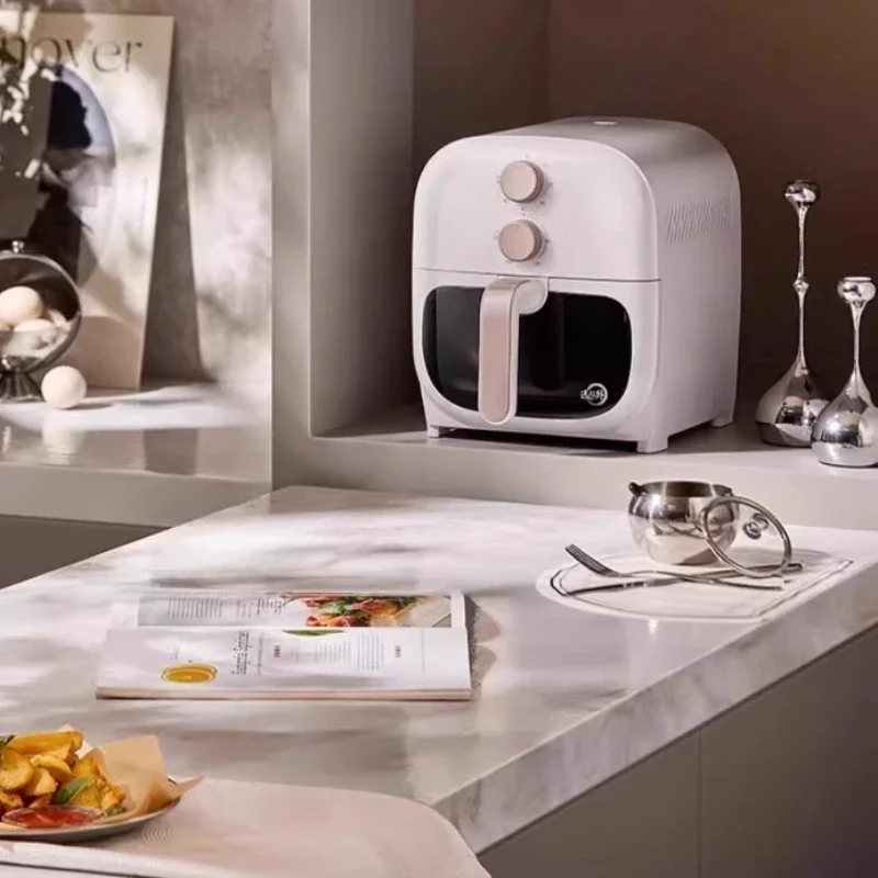 Home Air Fryer, Visible No-Flip Smart Electric Fryer, Large Capacity Oven All-in-One Cooker, High Temperature Frying Bakeware
