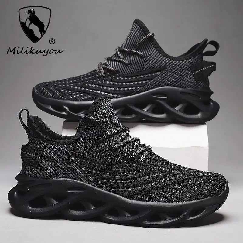 Sneakers Men Shoes Lightweight Male Shoes High Quality Men Mens Non-slip Shoes Mesh Breathable Soft Soled Shoe Non-slip 35-47 1