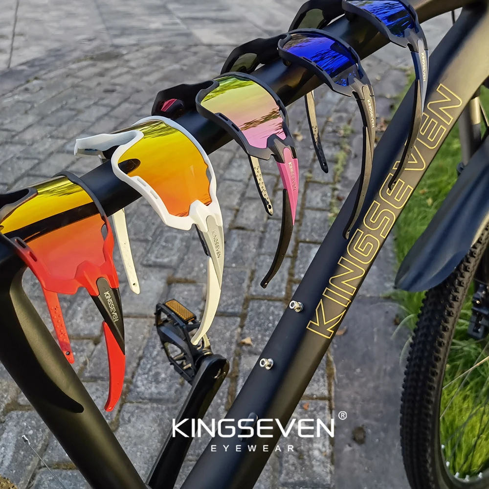KINGSEVEN 2022 Patent Design Mountain Cycling Sunglasses Men Polarized Sports Sun Glasses Goggles Men's Women Outdoor_voghion.com
