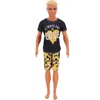 Handmade Ken Doll Clothes T-shirt + Trousers For Ken Doll Accessories Fashion Daily Clothing Toys For Gils Birthday Gifts 4
