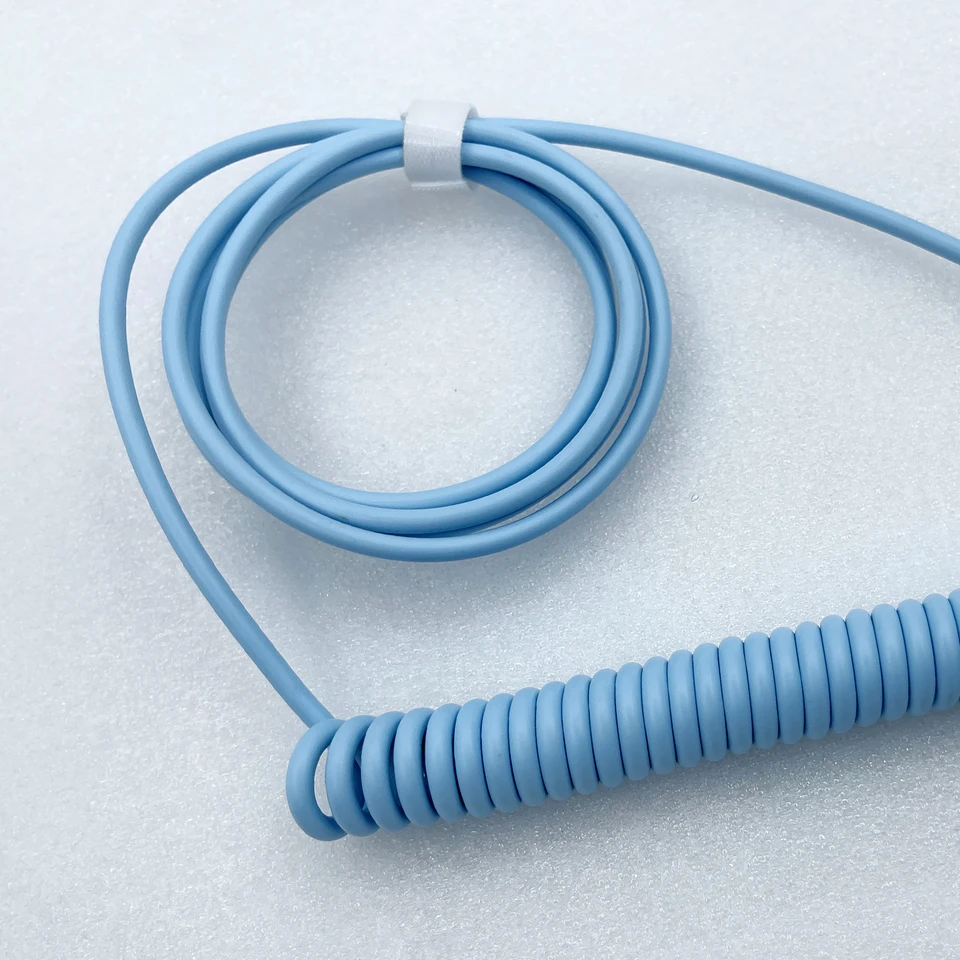 Coiled Type C to USB Mechanical Keyboard Cable