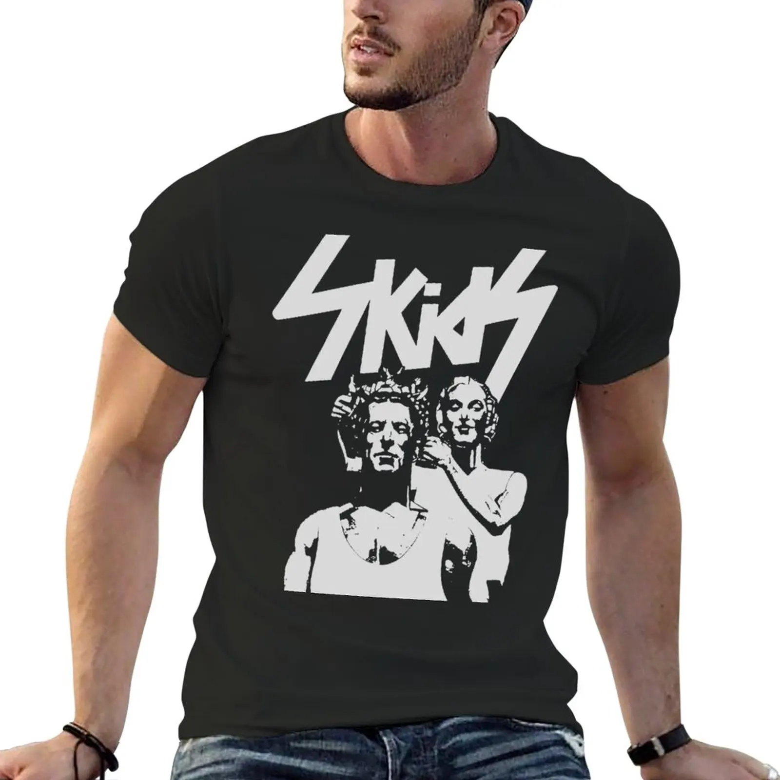 Novità The Skids - Days In Europa-Skids-T-Shirt Big Country Magliette Personalizzate Progetta Le Tue Magliette Grafiche Maglietta Da Uomo