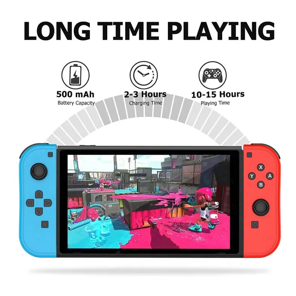 Joy Pad Joycons Gamepad For Nintendo Switch Bluetooth Wireless Controller Joystick With Trubo Video Game Consoles_voghion.com