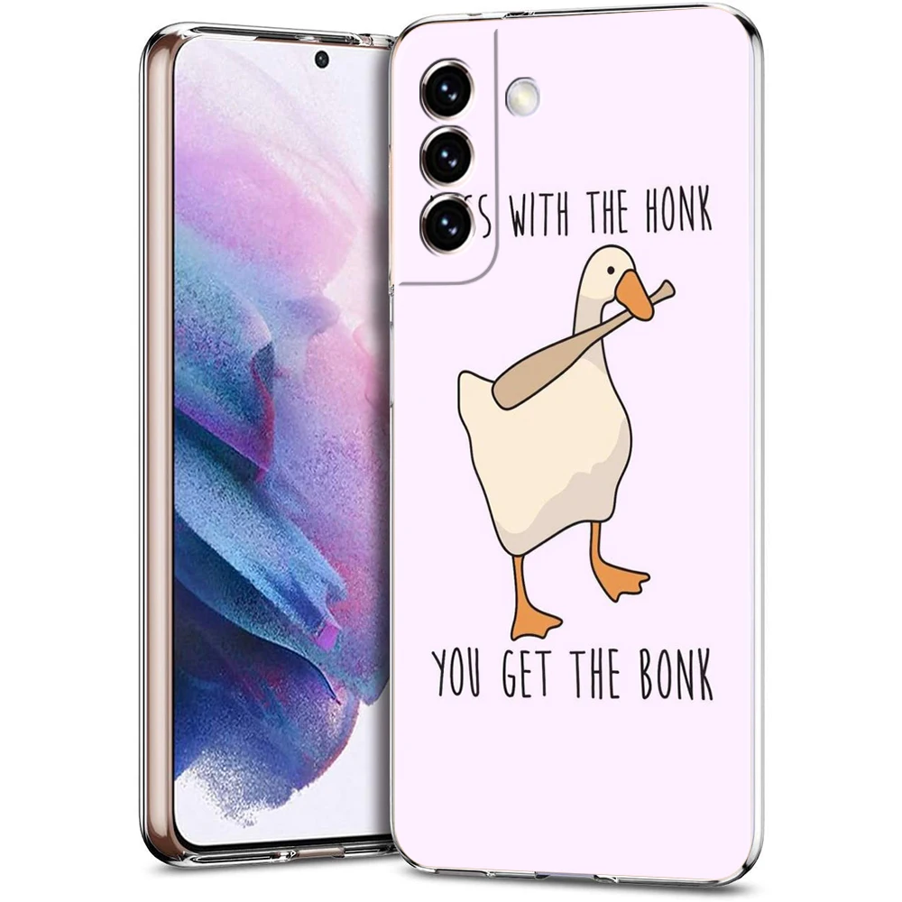 Goose Game Cartoon Transparent TPU Phone Case