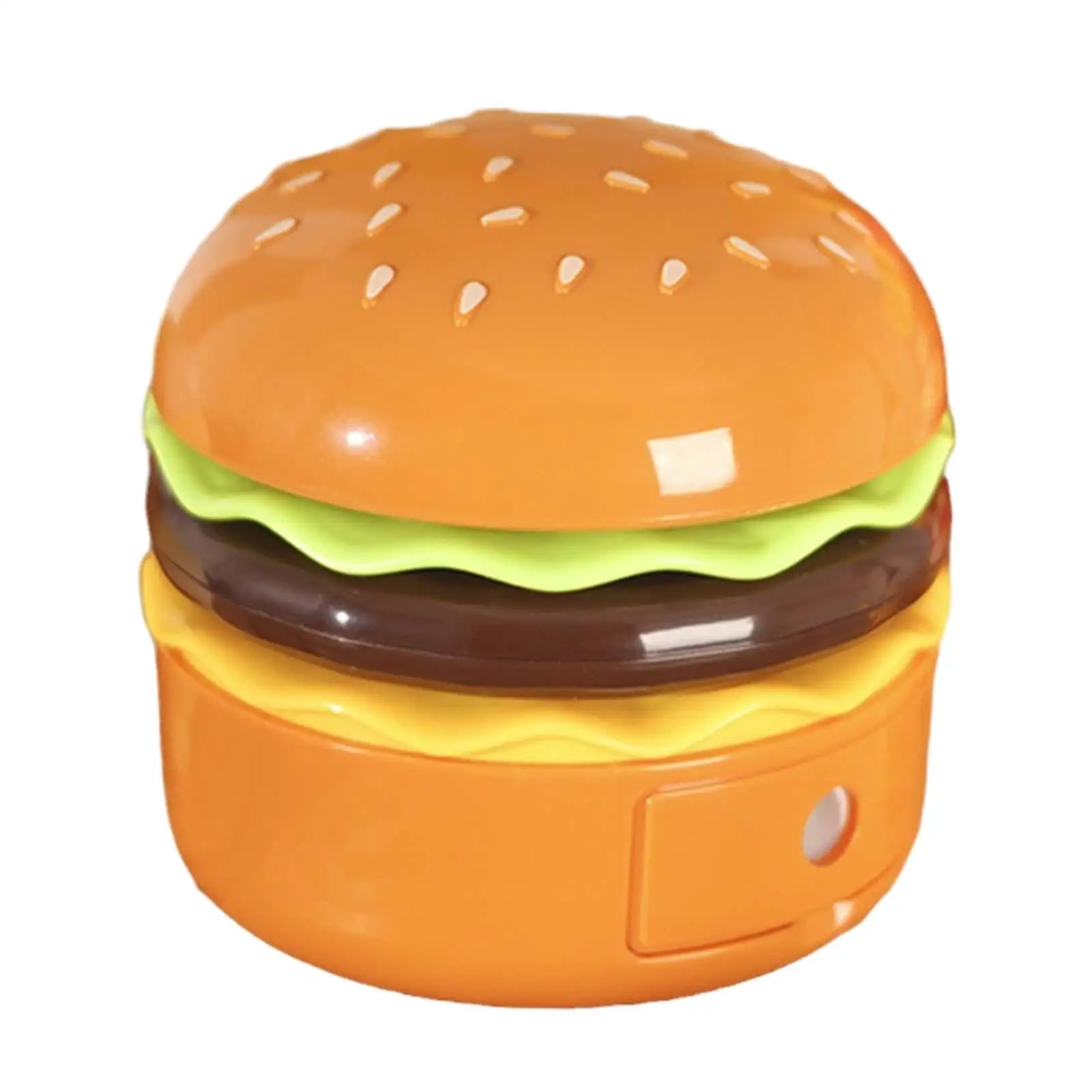 

Cute Desk Lamp Hamburger Desk Lamp Birthday Gift with Hidden Pencil Sharpener Kids Night Light Lamp for Bathroom Study Hallway