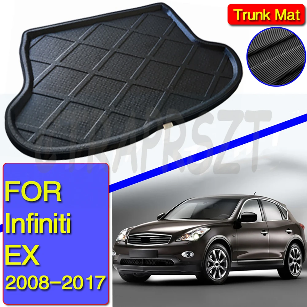 

Car Boot Mats For Infiniti EX EX25 EX35 EX37 2008~2017 Carpet Muds Car Trunk Mats Storage Pads Auto Interior Accessories