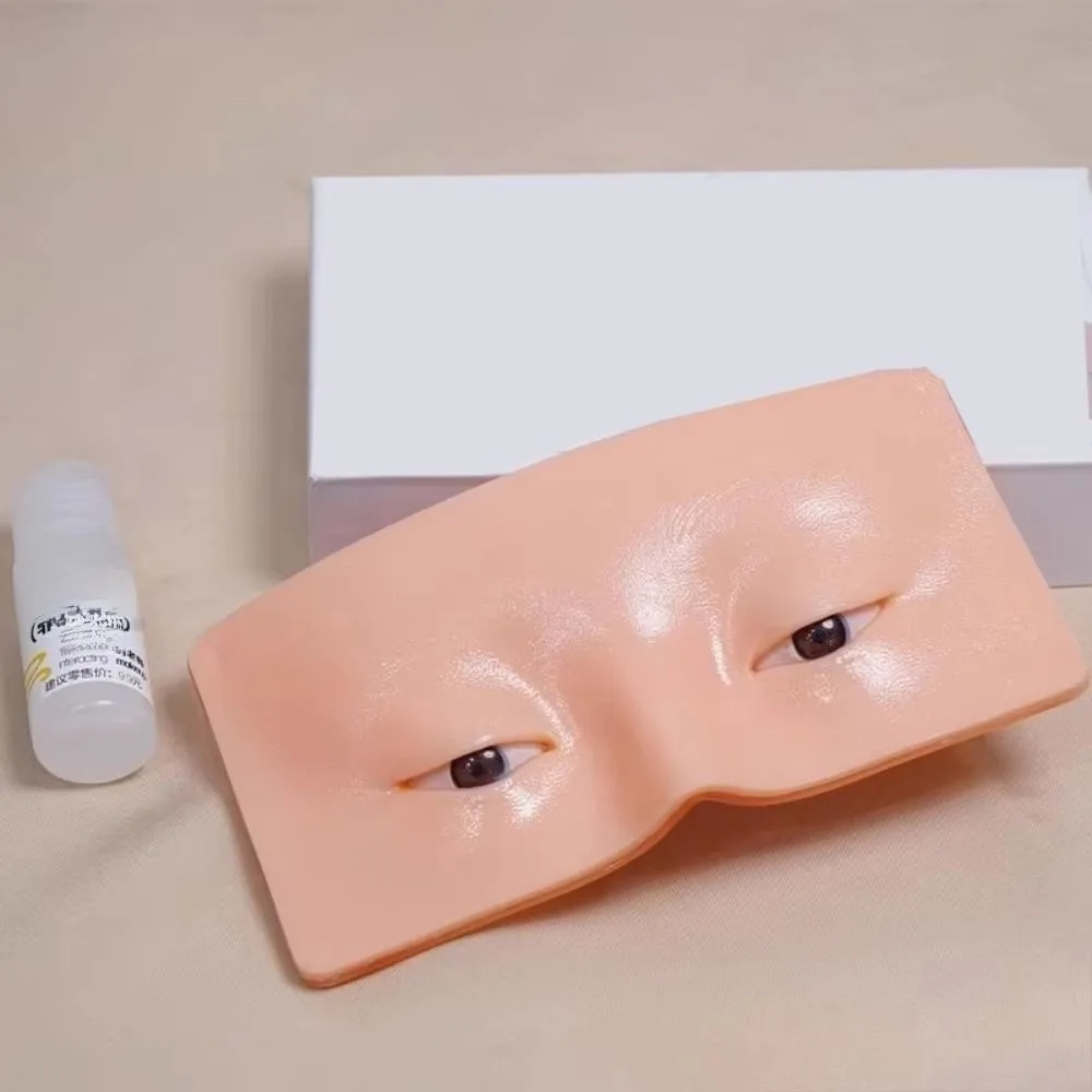 실리콘 소재 메이크업 연습 보드 재사용 가능 3D 리얼 모델 눈썹 문신 연습용 피부 전문가급 품질