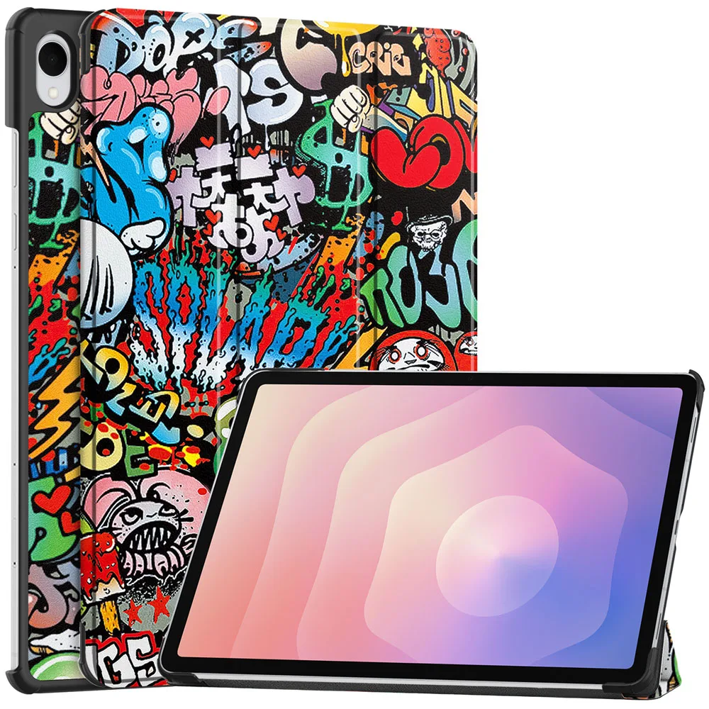 Tri-Fold Shockproof Protective Tablet Case with Auto Sleep/Wake Function