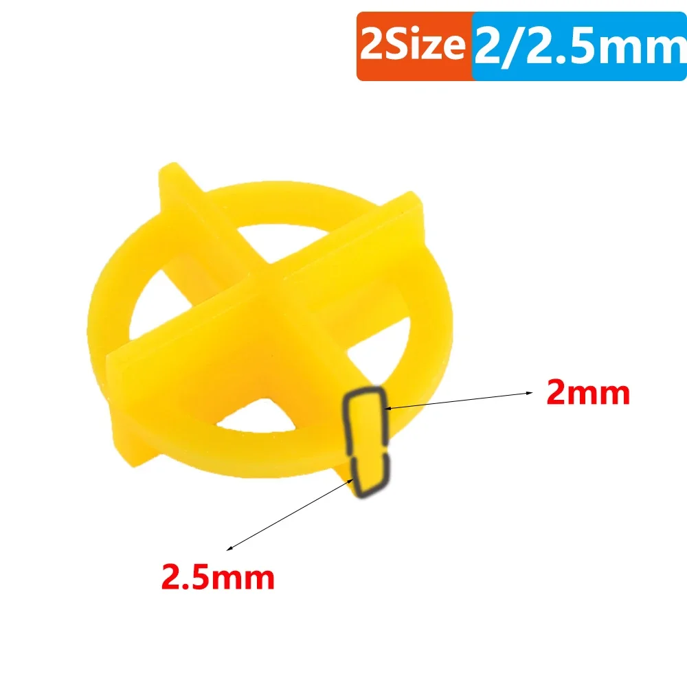 sourcing map 500 distanziatori per piastrelle, 4 mm, in plastica