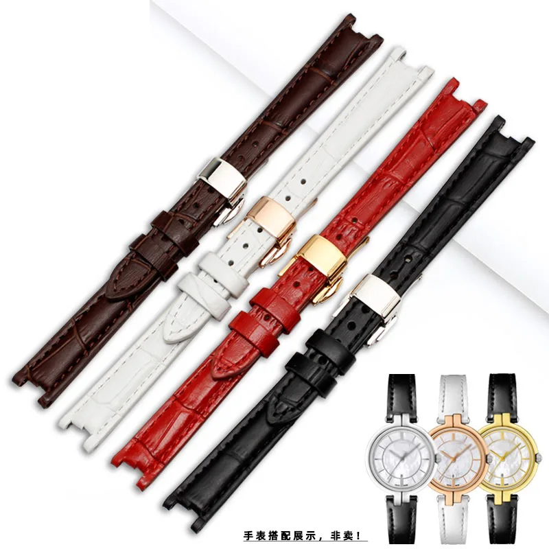 Ремешок из натуральной кожи для женских часов 1853 Tissot T094 ремешок серии фламенко