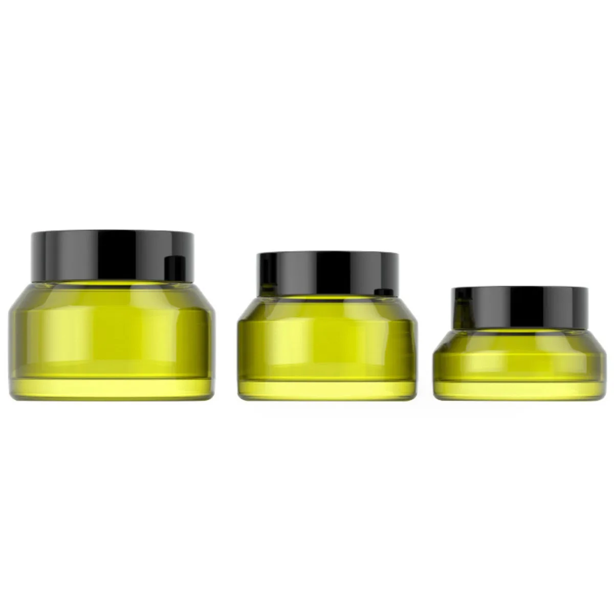 

15g 30g 50g Cosmetic Packaging High-Grade Frosted Glass Bottles Travel Portable Empty Bottle Sample Skin Care Cream Thicker
